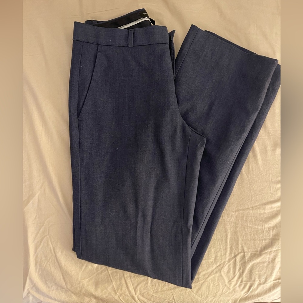 Banana Republic Logan Dress Pant size 4 navy blue